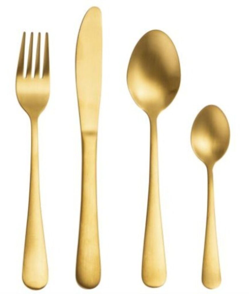 Cutlery Set Gold24 Piece Golden Chef