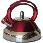 Stainless Steel Kettle Red