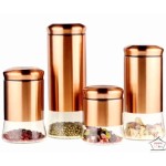 Canister Set Rose Gold – 4 Piece