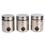 Canister Set Stainless Steel-3 Piece