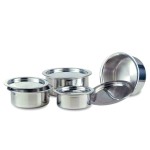 Unique Gujrati Pot Set Small-8 Piece (Curry Pot)