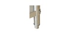Stainless steel table+Backsplash+Undershelf+Stainless steel legs 1500mm - Image 2