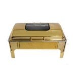 Chafing Dish Gold Square Flat Top Window
