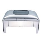Chafing Dish Square Flat Top Window