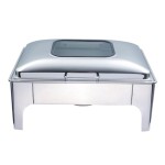 Chafing Dish Square Flat Top Window