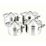 Unique Stock Pot Set Medium-8 Piece