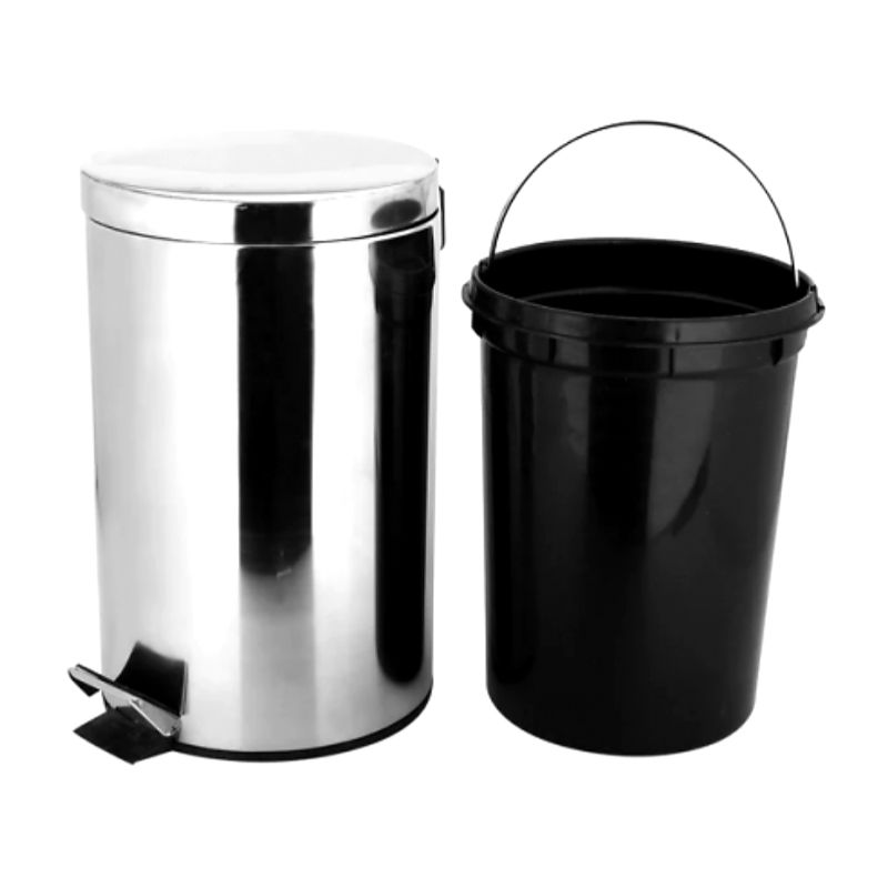 p-10523-dustbin-pedal-bin-stainless-steel-30-litre.1.jpg Dustbin / Pedal Bin Stainless Steel – 30 Litre - Image 1
