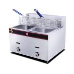 Gas Deep Fryer -double8x2