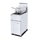 Gas Deep 1-Tank 2-Basket with Cabinet
