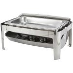 Stainless Steel Rectangular Roll Top Chafing Dish - Image 3