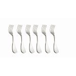 Cake Fork Set 6 Pcs Stainless Steel