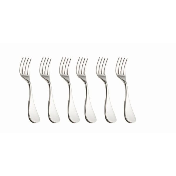 Cake Fork Set 6 Pcs Stainless Steel