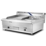 Gas Griddle With Gas Fryer