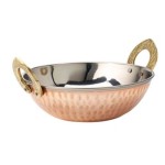 Copper Kadai Or Serving Dish 01