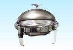 Stainless Steel Oval Roll Top Chafing Dish - Image 2