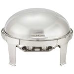 Stainless Steel Oval Roll Top Chafing Dish