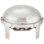 Stainless Steel Oval Roll Top Chafing Dish