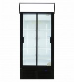 Fridge Star Double Sliding Door Beverage Fridge 890mm