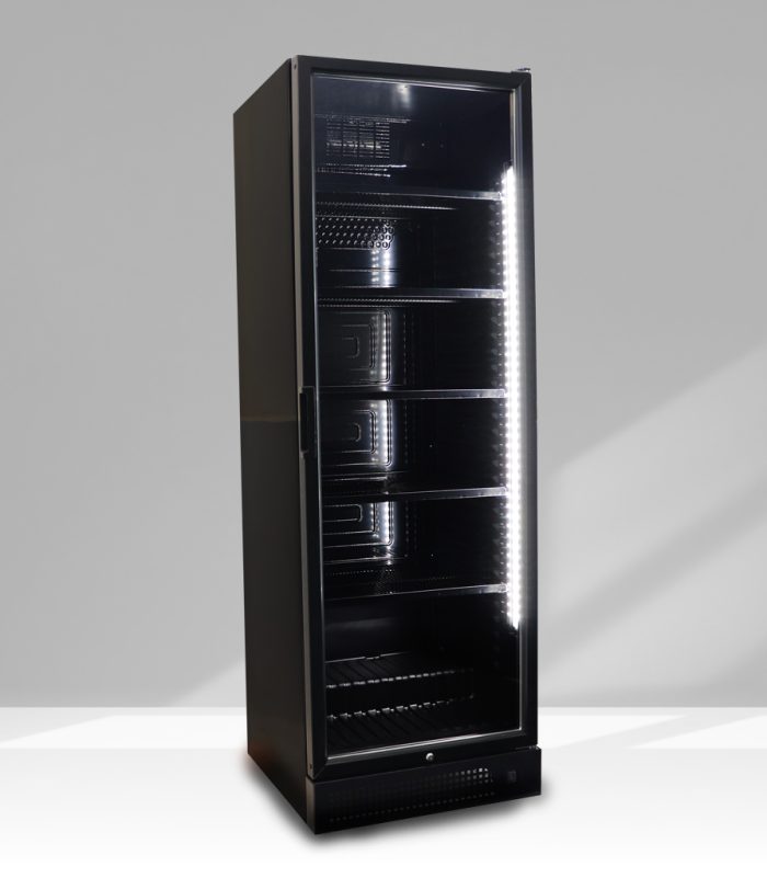 Commercial Beverage Cooler Refrigerator Full Glass Door