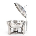 Chafing Dish Round Steel Lid-7.5 Litre