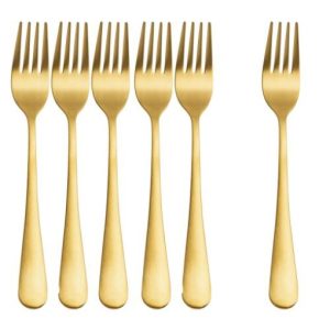 Cake Forks Gold-Pack of 6