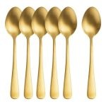 Ice Cream Spoon Gold-Pack of 6