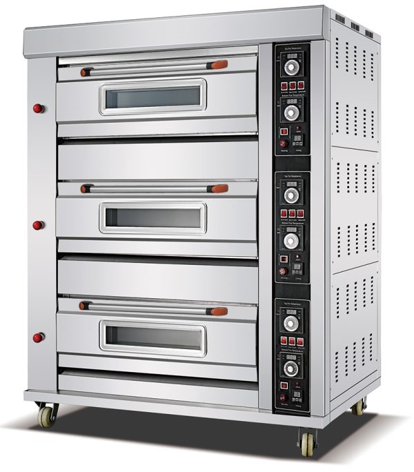 Deck Oven – Gas – 3 Deck, 9 Tray