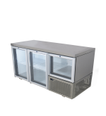 2.5 Glass Door Underbar Fridge 1722mm / 633L - Image 3