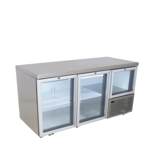2.5 Glass Door Underbar Fridge 1722mm / 633L