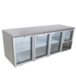 3.5 Glass Door Underbar Fridge 2295mm / 893L