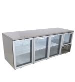 3.5 Glass Door Underbar Fridge 2295mm / 893L