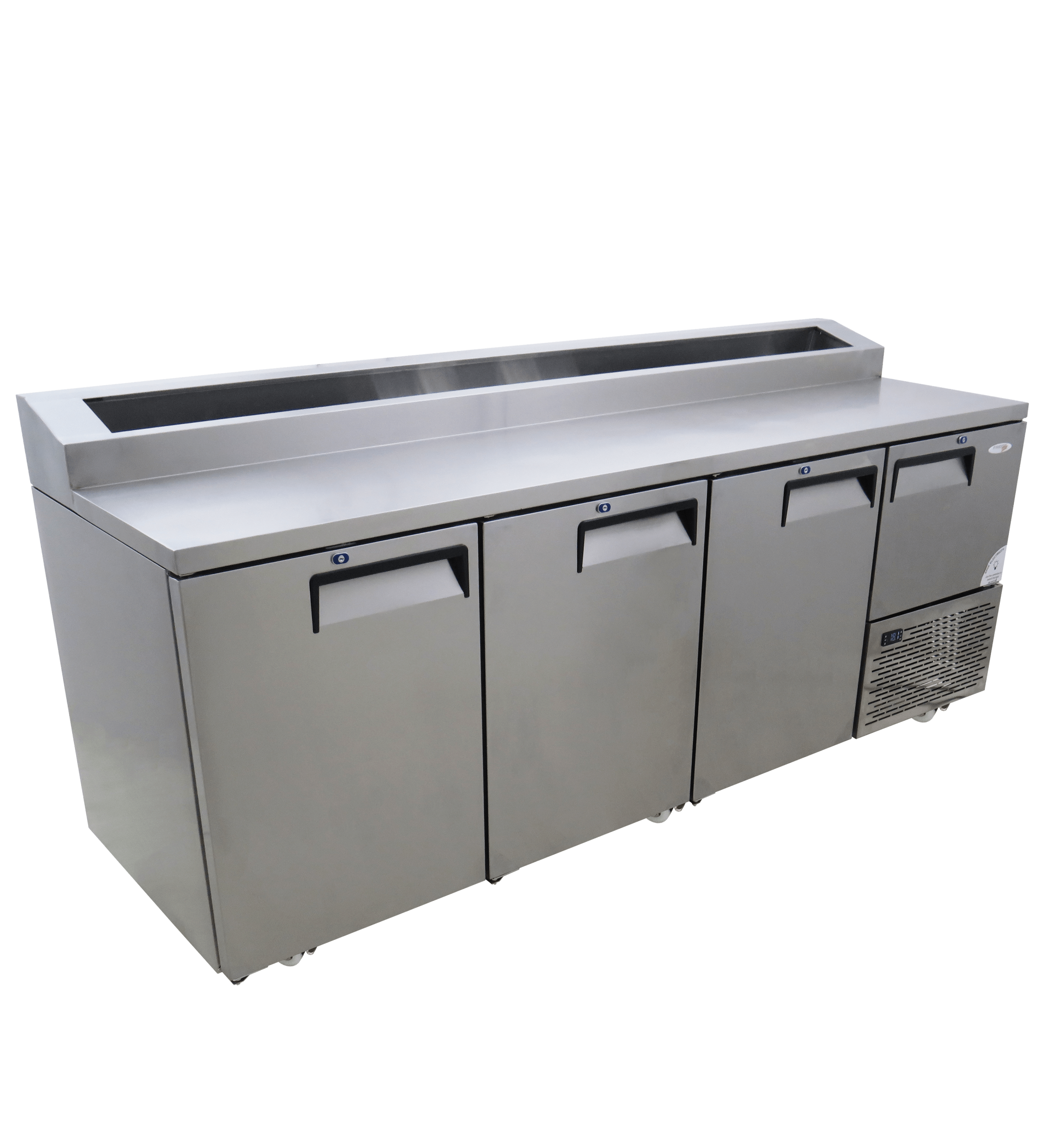 Right-3D-15.png 3.5 Pizza Top S/Steel Door Underbar Fridge 2295mm / 951L - Image 1
