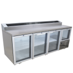 3.5 Pizza Top Glass Door Underbar Fridge 2295mm / 951L