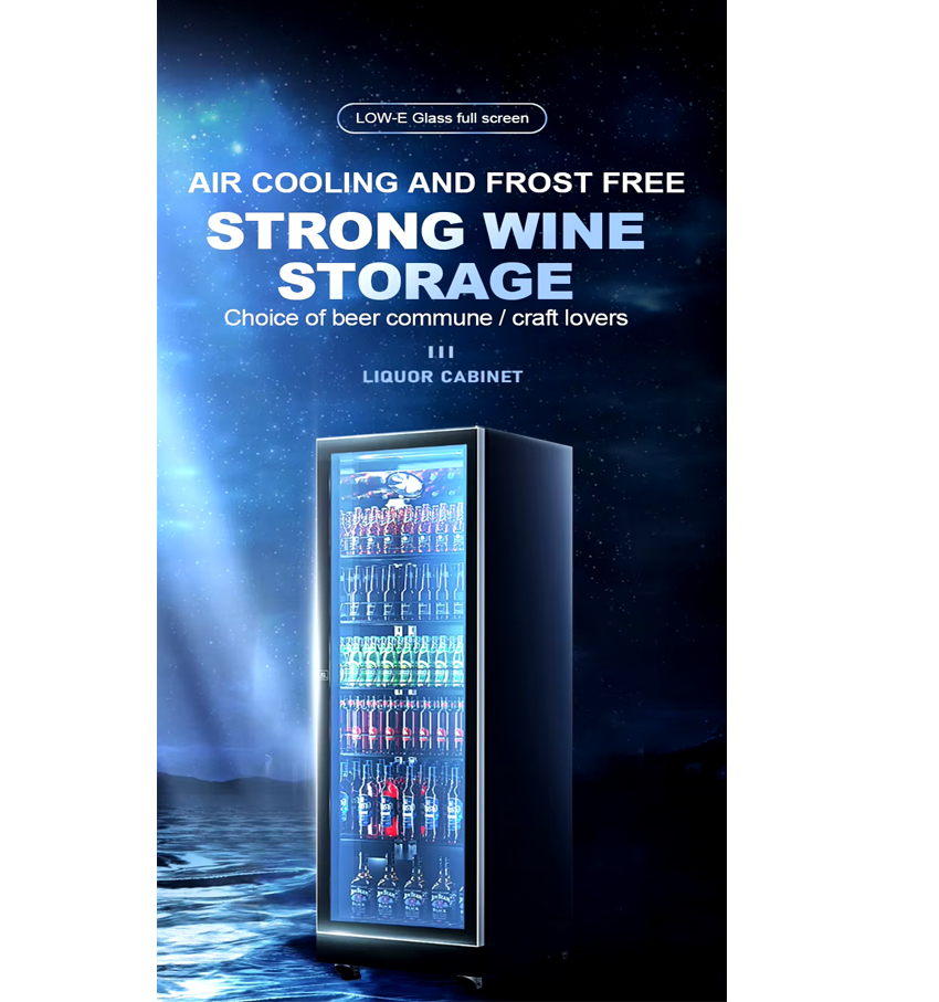 Commercial Beverage Cooler Refrigerator Full Glass Door - Image 5