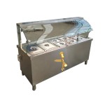 Bain Marie Food Warmer 5 Pan 1800mm