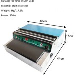 Film Wrapping Machine - 450mm Sealing & Cutting Width- 350W Power- Stainless Steel - Image 2