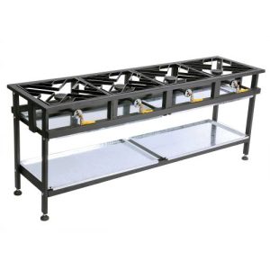 Gas Boiling Table – 4 Burner