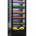 Glass Door Upright Air Open Chiller Single  Door