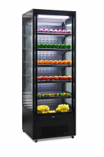 Glass Door Upright Air Open Chiller Single  Door