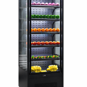 Glass Door Upright Air Open Chiller Single  Door