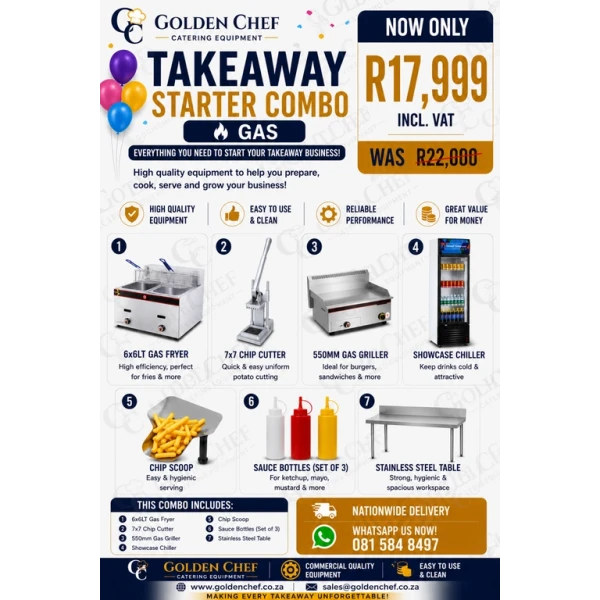Takeaway Starter Combo – Gas