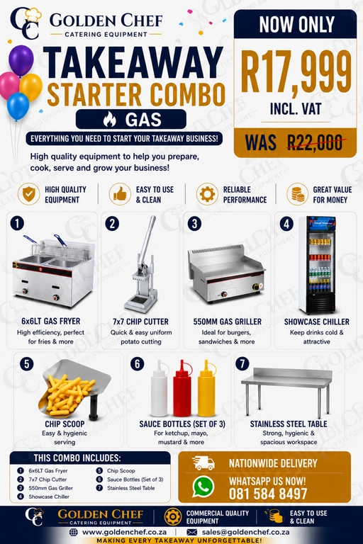 Takeaway Starter Combo – Gas