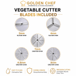 Golden Chef Commercial Vegetable Cutter - Image 3